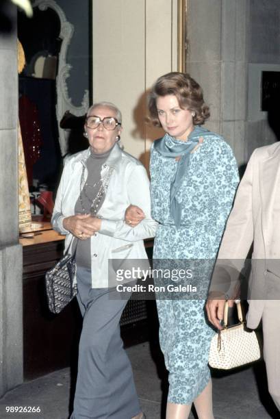 Vera Maxwell and Princess Grace of Monaco