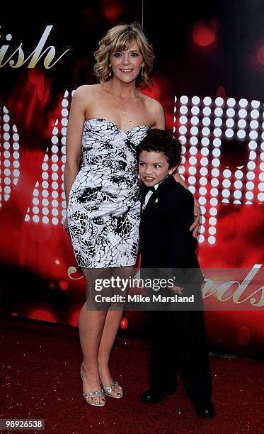 Jane Danson and Alexander Bane attends the British Soap Awards at The London Television Centre on May 8, 2010 in London, England.