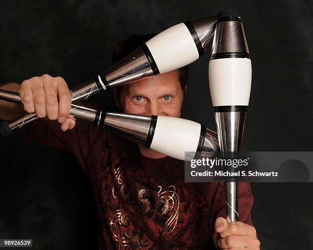 Comedian Ron Pearson poses at The Ice House Comedy Club on May 7, 2010 in Pasadena, California.