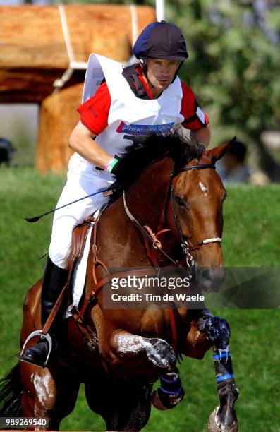 Athens 2004 Olympic Gamesvanspringel Joris , Over And Overequestrian : Cross Country Paardrijden, Cheval, Olympische Spelen, Jeux Olympique