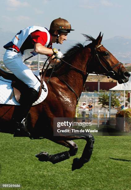 Athens 2004 Olympic Gamesvan Rijckevorsel C. , Withcote Nellie Equestrian : Cross Country Paardrijden, Cheval, Olympische Spelen, Jeux Olympique