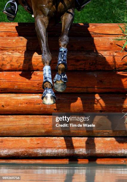 Athens 2004 Olympic Gamesillustration Illustratie, Jump Sprong Saut, Shadow Hombre Schaduwequestrian : Cross Country Paardrijden, Cheval, Olympische...