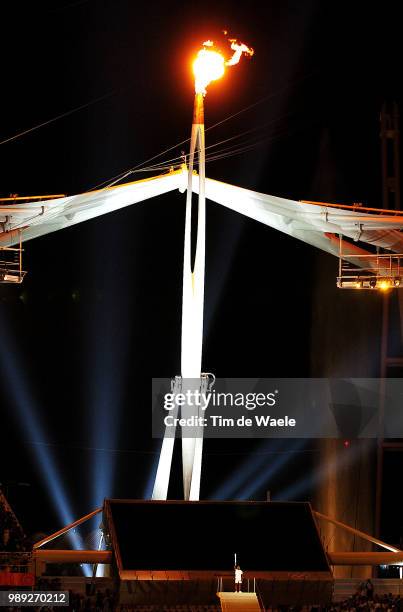 Athens 2004 Olympic Gamesillustration Illustratie, Olympic Flame Feu Vlam Olympische, Kaklamanahis Nikolaos Opening Ceremonie, Seremonie D'Ouverture,...