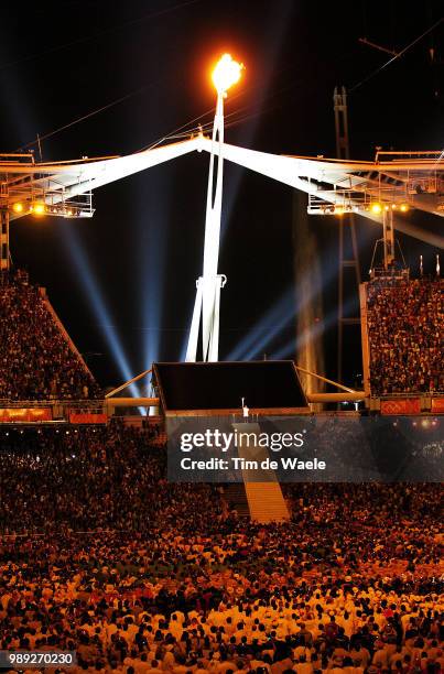 Athens 2004 Olympic Gamesillustration Illustratie, Olympic Flame Feu Vlam Olympische, Kaklamanahis Nikolaos Opening Ceremonie, Seremonie D'Ouverture,...