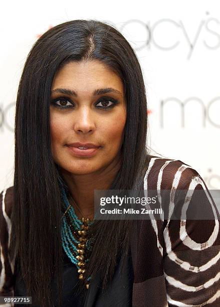 Fashion designer Rachel Roy attends a meet and greet session with shoppers to unveil her Spring 2010 Rachel Rachel Roy fashion collection at Macy's...