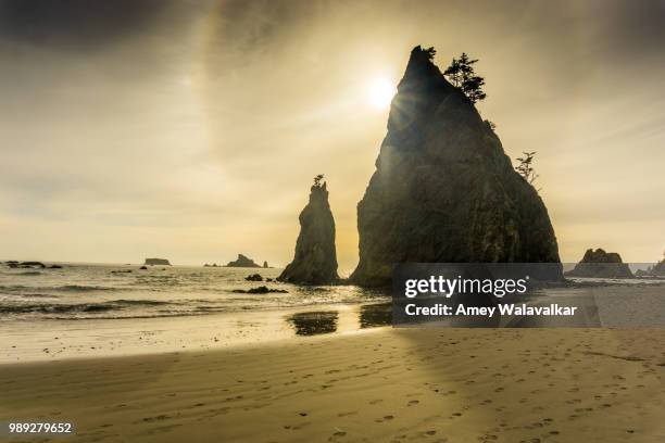 hdr rialto beach - rialto beach stock pictures, royalty-free photos & images