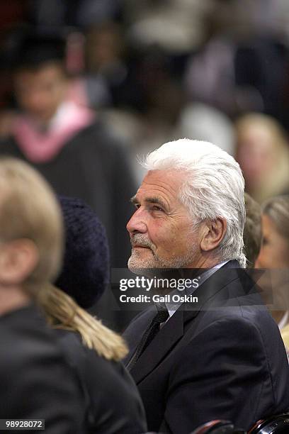 James Brolin attends the 2010 commencement ceremony at Berklee College of Music on May 8, 2010 in Boston, Massachusetts.