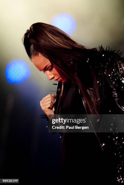 Alicia Keys performs on stage at Gelredome on May 8, 2010 in Arnhem, Netherlands.