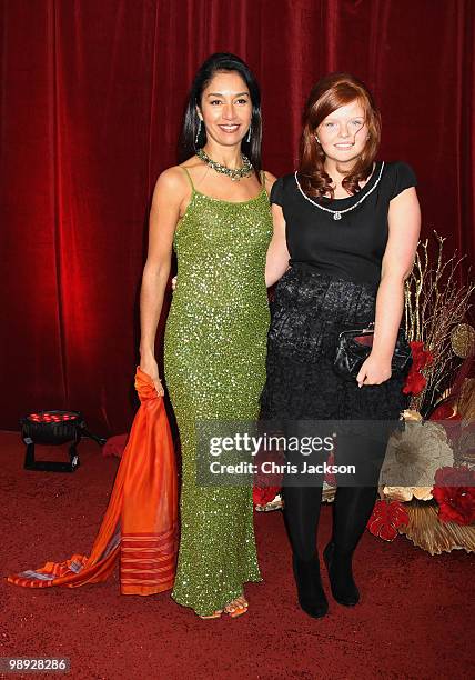Actresses Seeta Indrani and Ami Metcalfe attend the 2010 British Soap Awards held at the London Television Centre on May 8, 2010 in London, England.