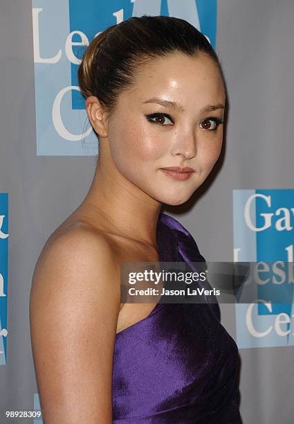 Actress Devon Aoki attends the L.A. Gay & Lesbian Center's "An Evening With Women" at The Beverly Hilton Hotel on May 1, 2010 in Beverly Hills,...