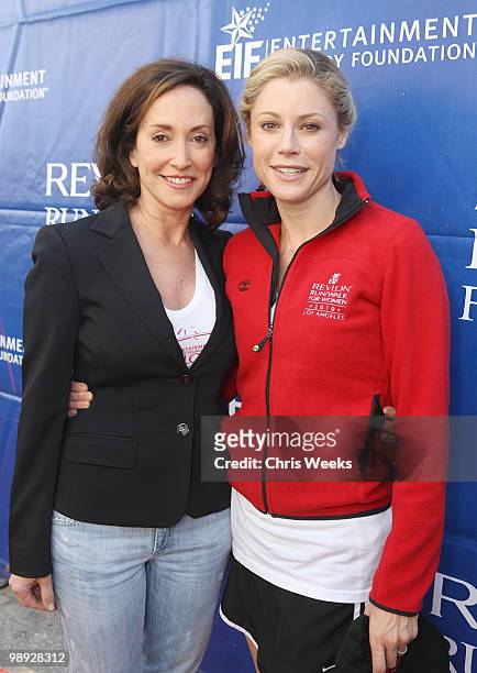 Lilly Tartikoff and actress Julie Bowen attend the 17th Annual EIF Revlon Run/Walk for Women on May 8, 2010 in Los Angeles, California.