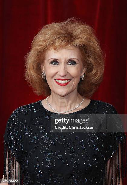 Actress Anita Dobson attends the 2010 British Soap Awards held at the London Television Centre on May 8, 2010 in London, England.