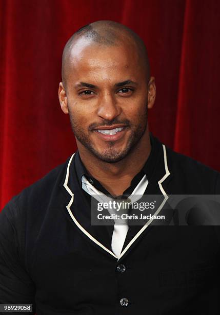 Actor Ricky Whittle attends the 2010 British Soap Awards held at the London Television Centre on May 8, 2010 in London, England.