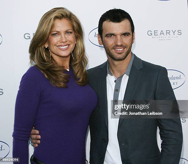 Kathy Ireland and Driton 'Tony' Dovolani attend a Pre-Mother's Day event at Geary's Beverly Hills on May 8, 2010 in Beverly Hills, California.