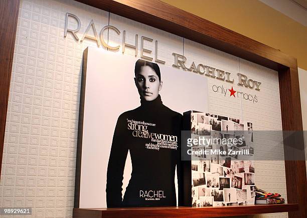 Fashion designer Rachel Roy attends a meet and greet session with shoppers to unveil her Spring 2010 Rachel Roy fashion collection at Macy's at Lenox...