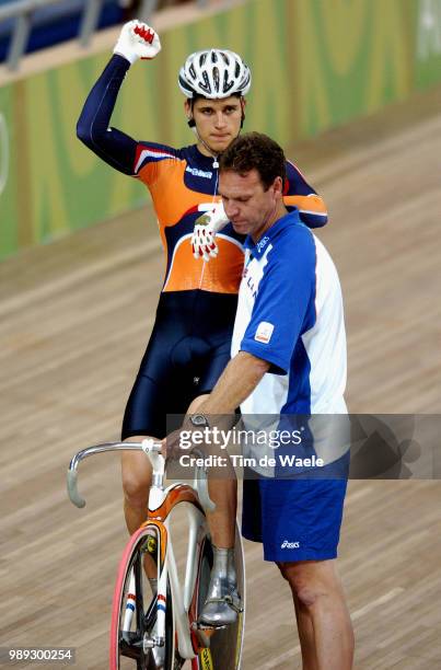 Track Piste Bos Theo Silver Medal Medaille D'Argent Zilveren Medaille Medaille De Bronze Bronzen Medaille Men Sprint, Sprint Hommes, Sprint Mannen...