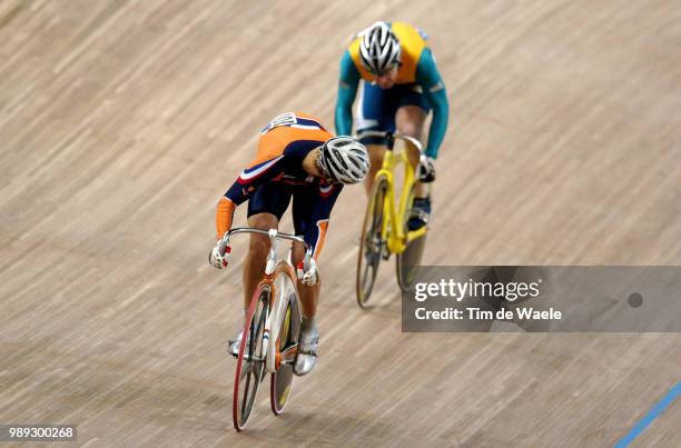 Track Piste Bos Theo Silver Medal Medaille D'Argent Zilveren Medaille, Bayley Ryan Gold Medal Medaille D'Or Gouden Medaille Men Sprint, Sprint...