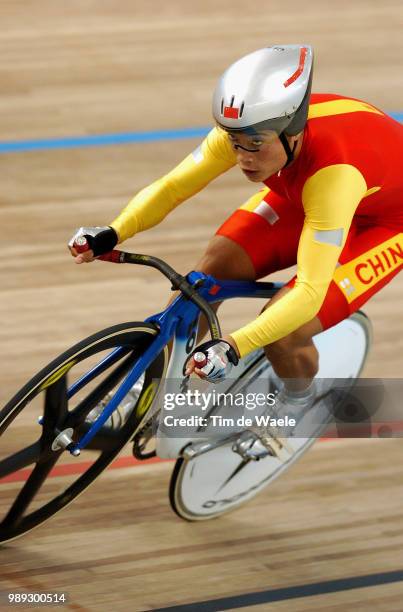 Track Piste Jiang Yonghua Silver Medal Medaille D'Argent Zilveren Medaillewomen 500 M Time Trial Final, Contre La Montre 500 M Femmes, Tijdrit...