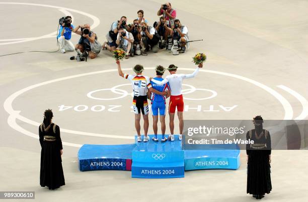 Track Piste Illustration Illustratie Podium Photographers Fotograaf Press Pers, Fulst Guido Bronze Medal Medaille De Bronze Bronzen Brons Medaille,...