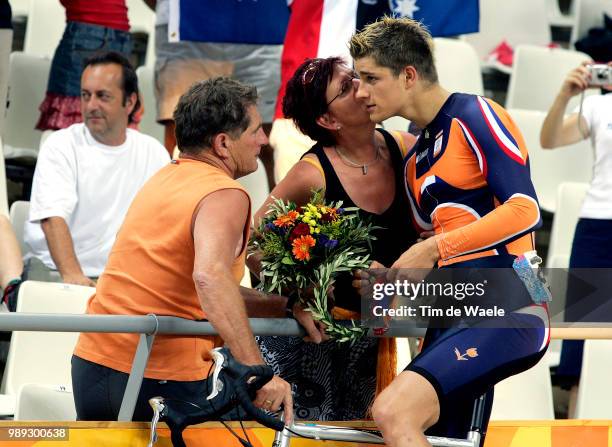 Track Piste Bos Theo Silver Medalmen Sprint, Sprint Hommes, Sprint Mannen Athens 2004 Olympic Games, Velodromeolympische Spelen, Jeux Olympique