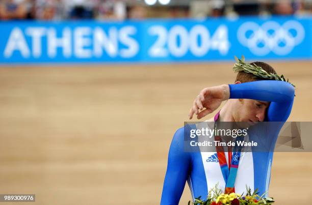 Track Piste Wiggings Bradley Gold Medal Medaille D'Or Gouden Medaille Men Individual Pursuit Final, Poursuite Individuel Hommes, Individuele...