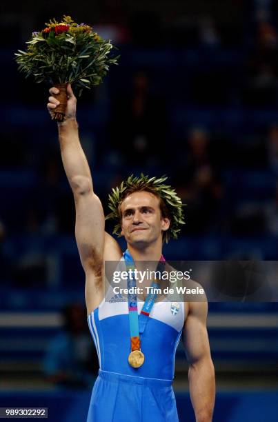 Artistic Tampakos Dimosthenis Gold Medal Medaille D'Or Gouden Medaille Men Ring Final, Hommes Finale Anneaux, Finale Mannen Ringengymnastique...