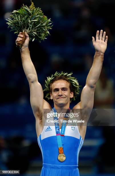 Artistic Tampakos Dimosthenis Gold Medal Medaille D'Or Gouden Medaille Men Ring Final, Hommes Finale Anneaux, Finale Mannen Ringengymnastique...