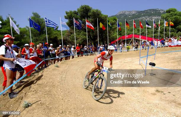 Mountain Bike, Athens Dahle Gunn-Pita Gold Medal Medaille D'Or Gouden Medaille Women Cross Country, Femmes, Vrouwen, Vttathens 2004 Olympic Games,...