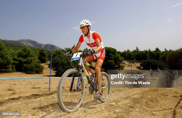 Mountain Bike, Athens Dahle Gunn-Pita Gold Medal Medaille D'Or Gouden Medaille Women Cross Country, Femmes, Vrouwen, Vttathens 2004 Olympic Games,...