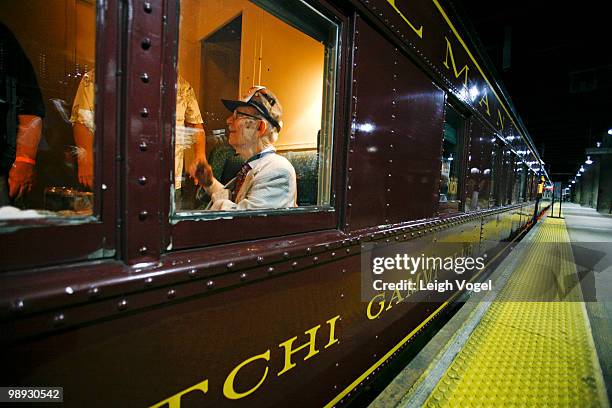 Train enthusiasts celebrate their love of the railway during National Train Day events at Union Station on May 8, 2010 in Washington, DC.