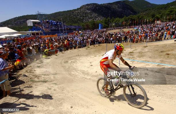 Mountain Bike, Athens Hermida Jose Antonio Silver Medal Medaille D'Argent Zilveren Medaillemen Cross Country, Hommes , Mannen, Vttathens 2004 Olympic...