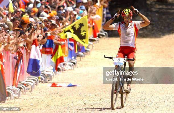 Mountain Bike, Athens Hermida Jose Antonio Silver Medal Medaille D'Argent Zilveren Medaillemen Cross Country, Hommes , Mannen, Vttathens 2004 Olympic...