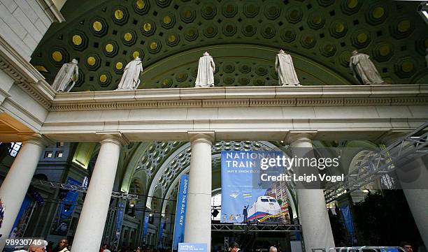 General atmosphere during the National Train Day events at Union Station on May 8, 2010 in Washington, DC.