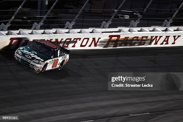 Dale Earnhardt Jr., driver of the AMP Energy / National Guard Chevrolet, races during the NASCAR Sprint Cup series SHOWTIME Southern 500 at...