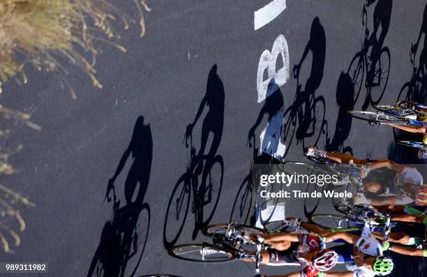 Tour Of Spain 2004Illustration Illustratie, Shadow Hombres Schaduw, Valverde Alejandro , Mancebo Francisco Stage Etape Rit 14 : Malaga -...