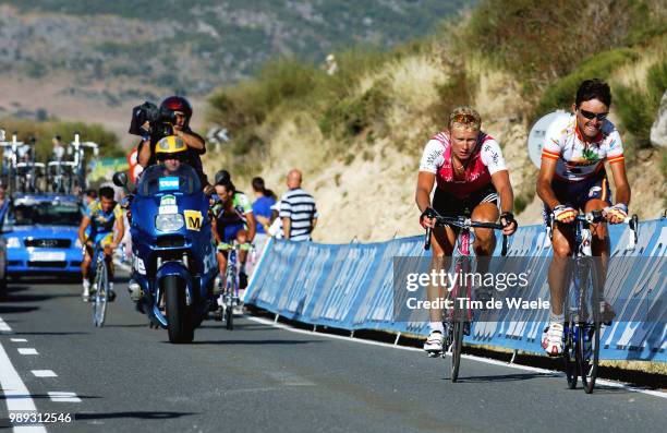 Tour Of Spain 2004Mancebo Francisco , Vinokourov Alexandre Stage Etape Rit 17 : Plasencia - Estacion De Esqui La Covatilla Vuelta D'Espagna, Tour...