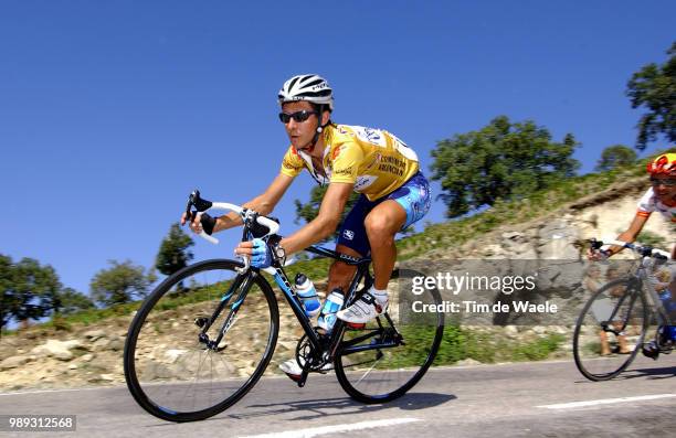 Tour Of Spain 2004Heras Roberto Yellow Jersey Maillot Jaune Gele Trui Stage Etape Rit 17 : Plasencia - Estacion De Esqui La Covatilla Vuelta...