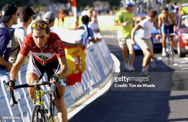 Tour Of Spain 2004Heras Roberto Yellow Jersey Maillot Jaune Gele Trui, Perez Santiago Stage Etape Rit 17 : Plasencia - Estacion De Esqui La Covatilla...