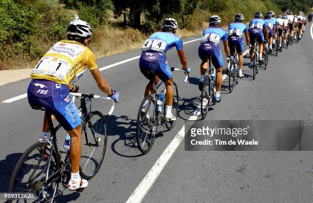 Tour Of Spain 2004Heras Roberto Yellow Jersey Maillot Jaune Gele Trui, Team Equipe Ploeg Liberty Segurosstage Etape Rit 17 : Plasencia - Estacion De...