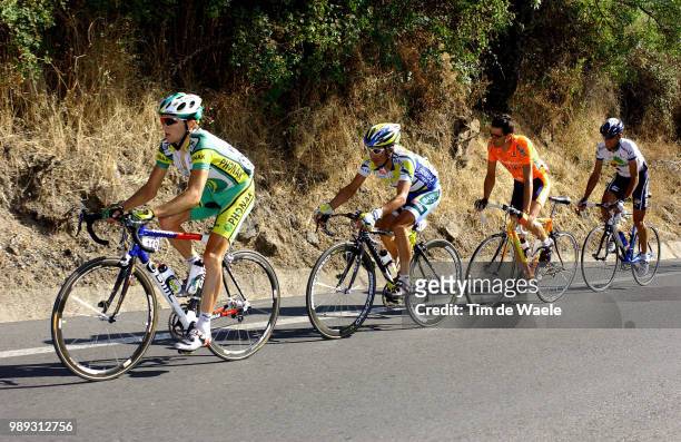 Tour Of Spain 2004Valjavec Tadej , Cardenas Felix , Zubeldia Haimar , Arrieta Josã© Luis Stage Etape Rit 17 : Plasencia - Estacion De Esqui La...