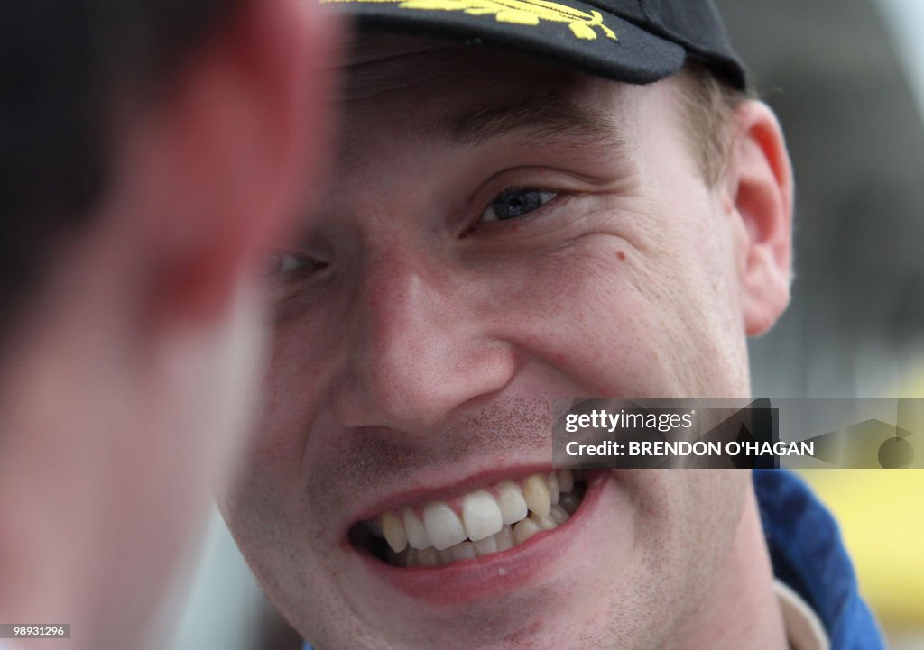 Finnish driver Jari-Matti Latvala drivin