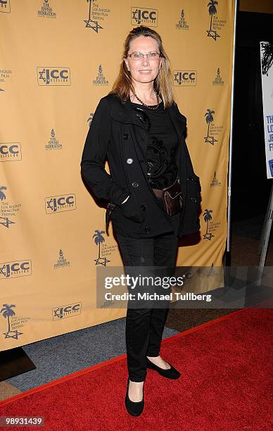 Actress Maud Adams arrives at the Opening Night Gala for the 5th Annual Los Angeles Jewish Film Festival on May 8, 2010 in Beverly Hills, California.