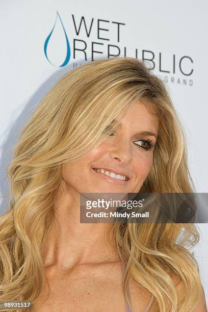 Victoria's Secret Angel Marisa Miller attends a pool party hosted by Marisa Miller at Wet Republic on May 8, 2010 in Las Vegas, Nevada.