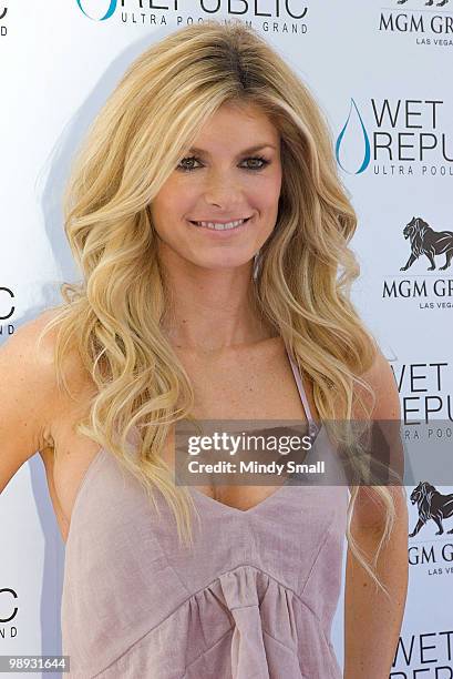 Victoria's Secret Angel Marisa Miller attends a pool party hosted by Marisa Miller at Wet Republic on May 8, 2010 in Las Vegas, Nevada.