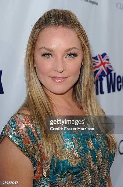 Actress Elisabeth Rohm arrives at the 2nd Annual Genlux Britweek Designer Of The Year Fashion Awards And Show at Smashbox Studios on May 8, 2010 in...