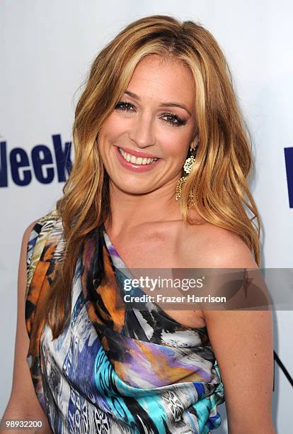 Television personality Cat Deeley, arrives at the 2nd Annual Genlux Britweek Designer Of The Year Fashion Awards And Show at Smashbox Studios on May...