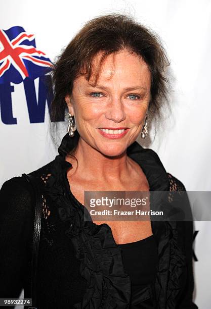 Actress Jacqueline Bisset arrives at the 2nd Annual Genlux Britweek Designer Of The Year Fashion Awards And Show at Smashbox Studios on May 8, 2010...