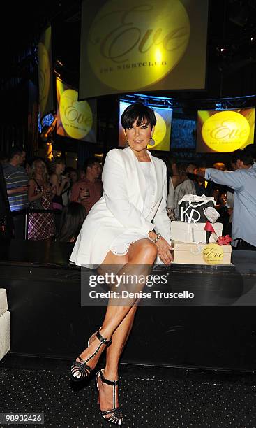 Kris Jenner attends Eve Nightclub at Crystals in CityCenter on May 8, 2010 in Las Vegas, Nevada.