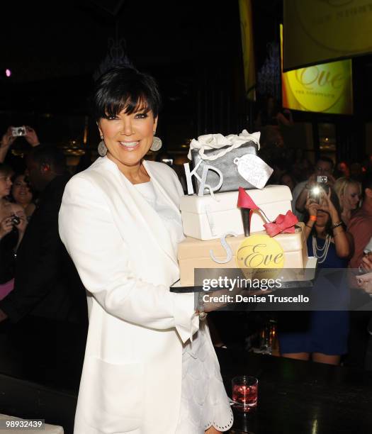 Kris Jenner attends Eve Nightclub at Crystals in CityCenter on May 8, 2010 in Las Vegas, Nevada.