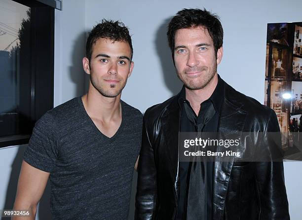 Actor Dakota Suarez and actor Dylan McDermott attend Venice Magazine's VIP Reception For Venice Art Walk at Dogtown Station on May 8, 2010 in Venice,...